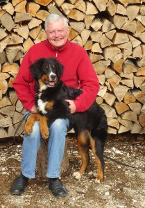 Paul Cech mit Hund Allora